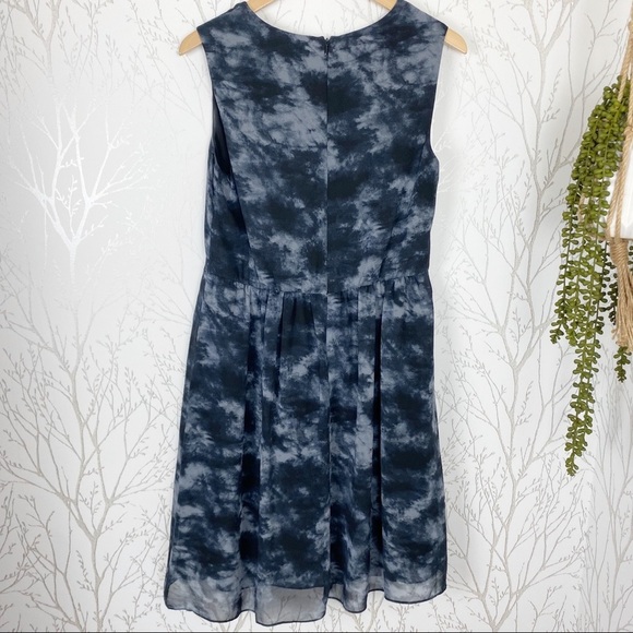 COLDWATER CREEK Watercolor Fit & Flare Mini Dress - Picture 2 of 9